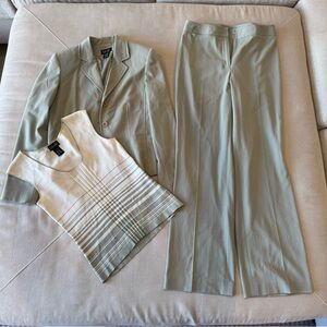 Rafaella Light Green three piece suit set